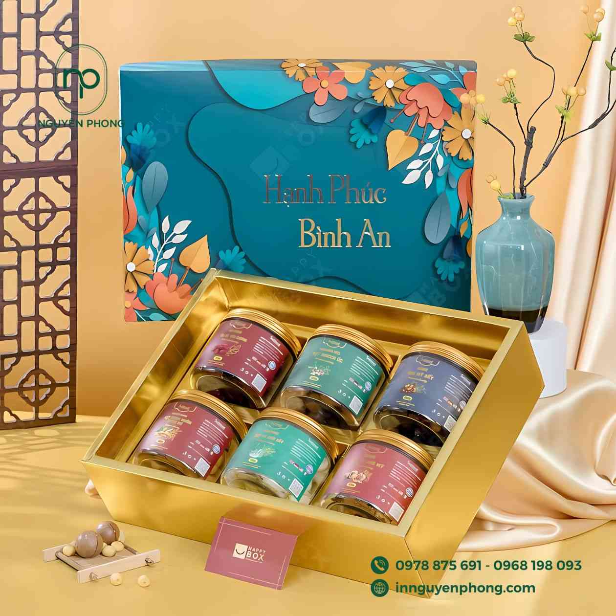 Mẫu hộp âm dương đựng hạt sấy